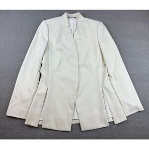 Elie Tahari Women's Size 4 White Business‎ Office Blazer Jacket